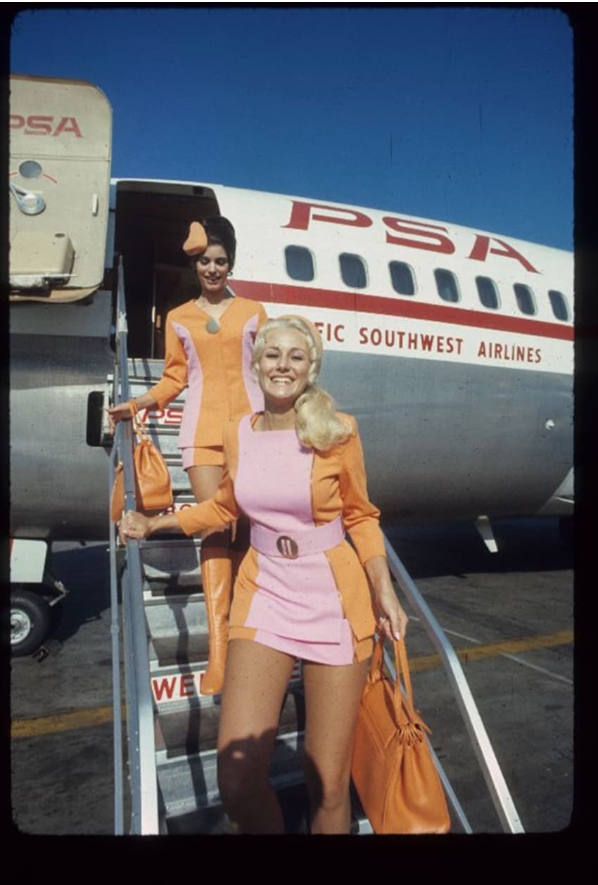 southwest 1960s flight attendant - Psa Wel Psa Fic Southwest Airlines